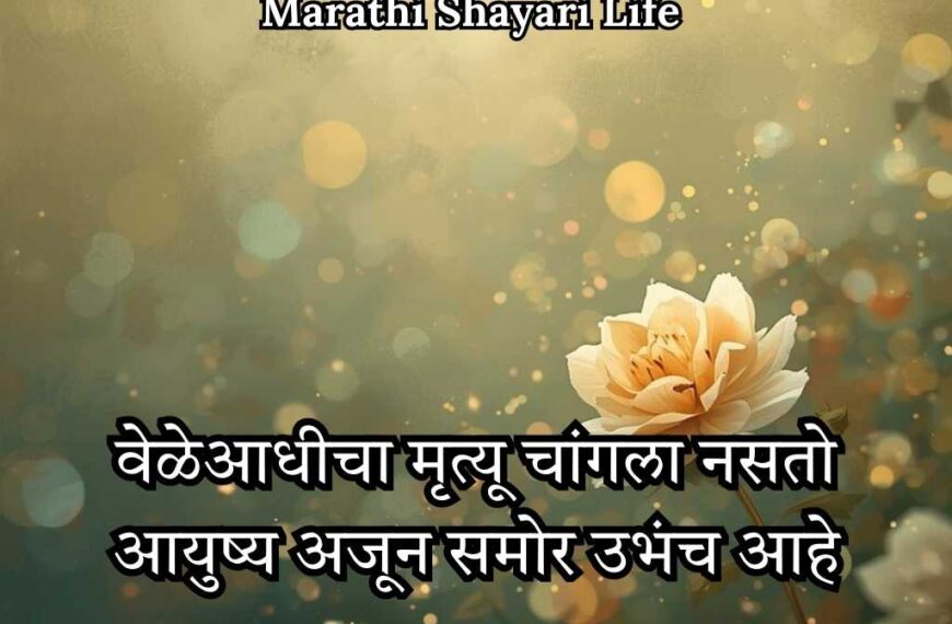 Marathi Shayari About Life
