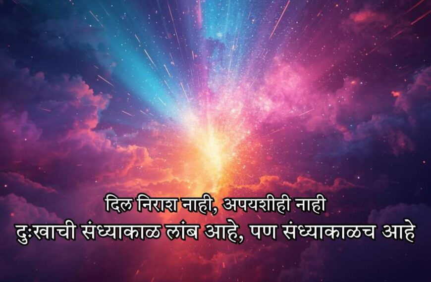 Best Motivational Shayari in Marathi