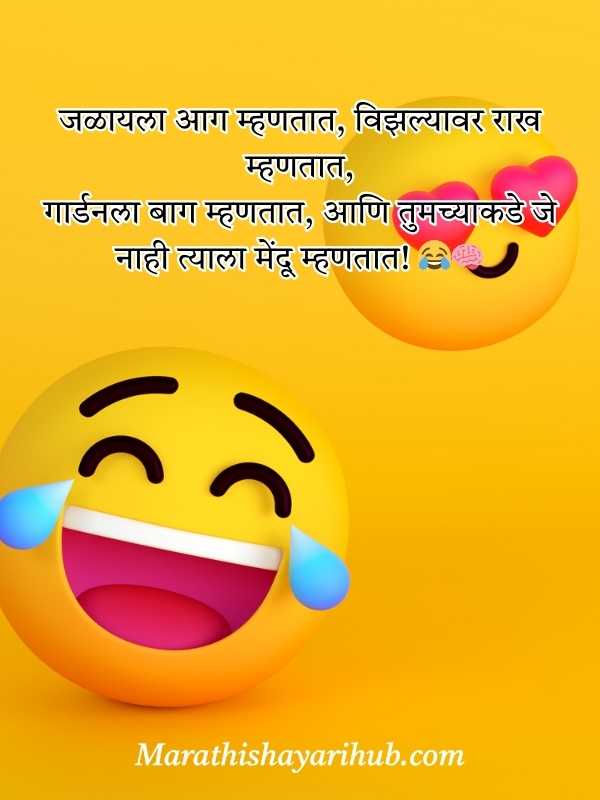 Funny Love Shayari in Marathi