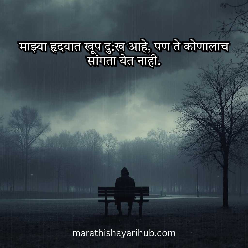 Mood Off Status in Marathi Text
