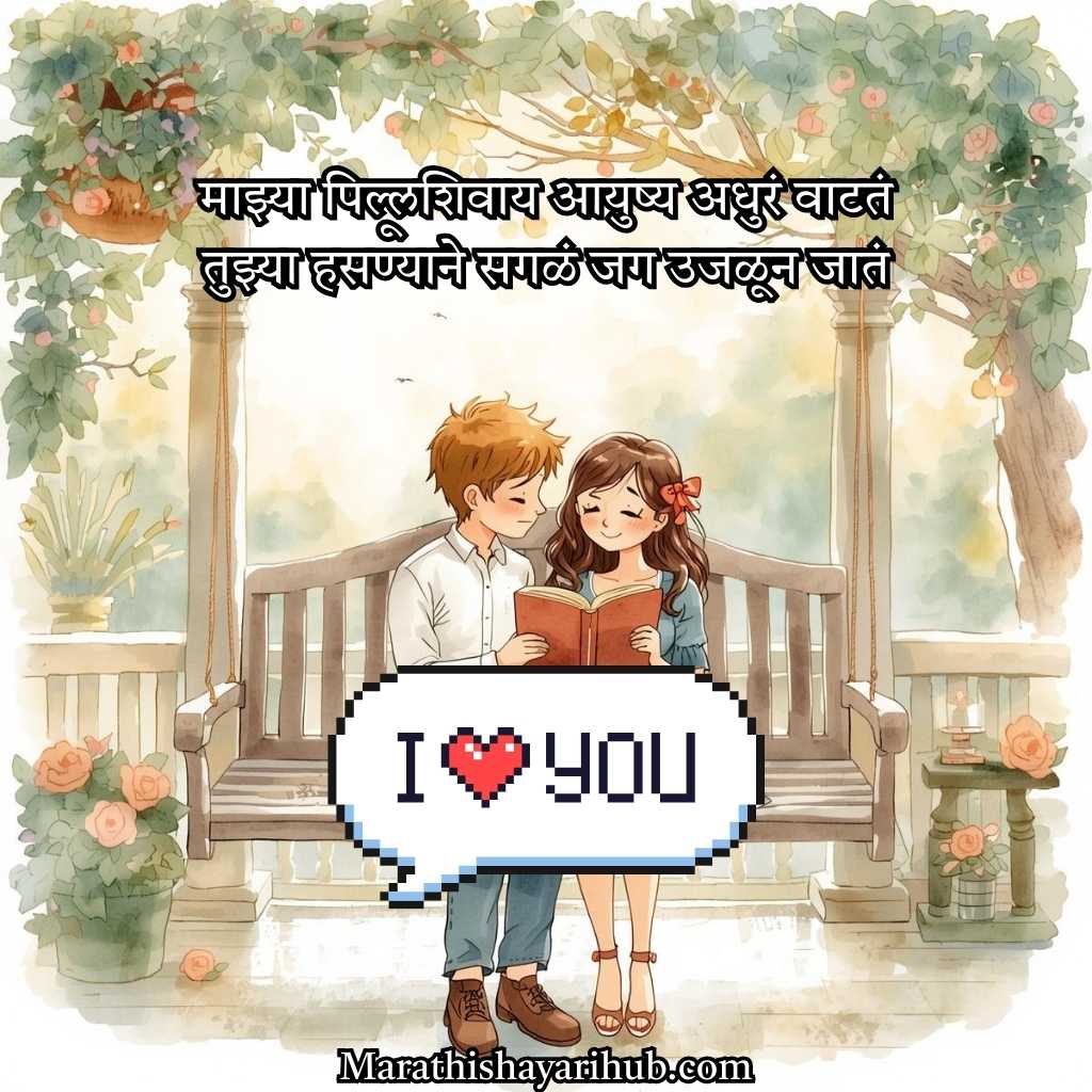 Love You Pillu Shayari Marathi Text