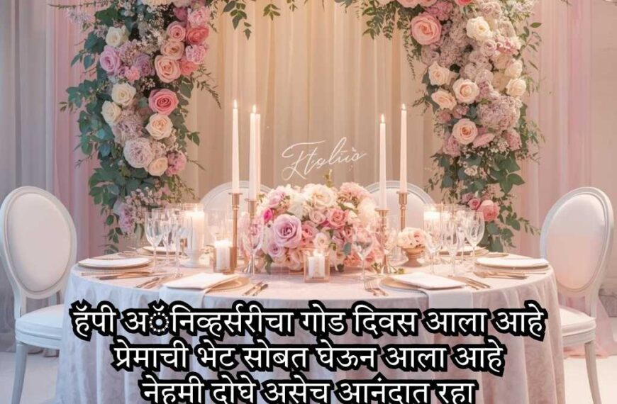 Beautiful Anniversary Shayari in Marathi