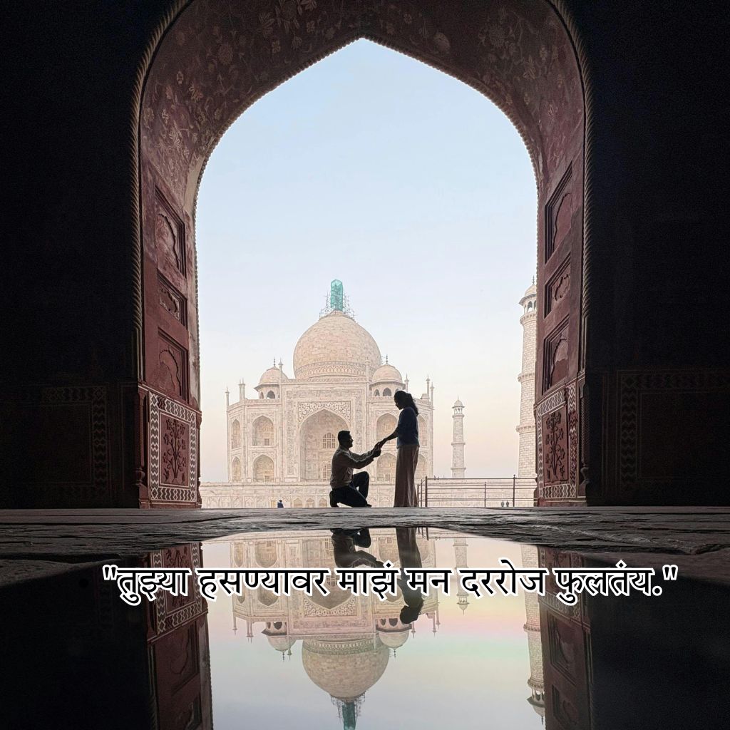 First Love Letter in Marathi Lines